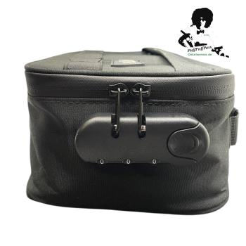 Geruchsdichte Tasche mit Schloss Schwarz
